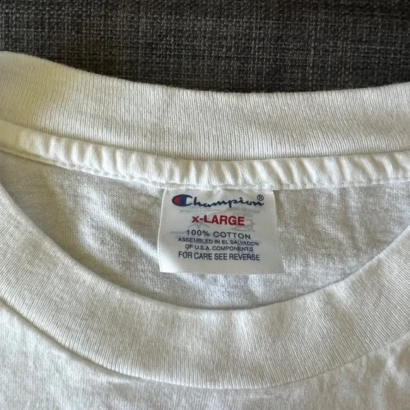 Champion CNNSI Interactive‎ T Shirt Mens XL White Logo Tee - Picture 3 of 5